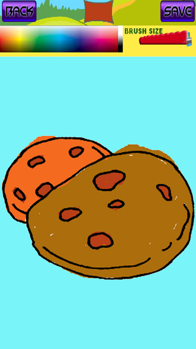 Coloring Book Games Draw Cookie Page screenshot 3
