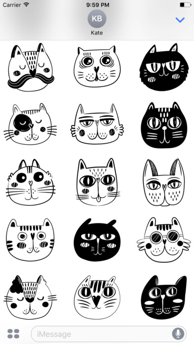 Cat Meow Stickers screenshot 2