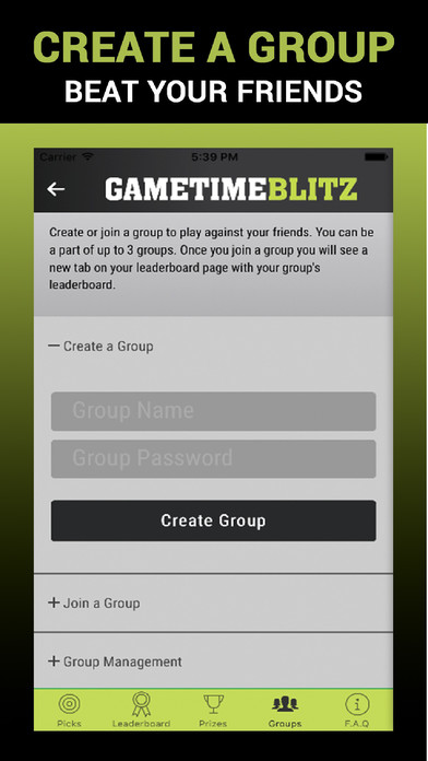 Gametime Blitz: Pick'em Game screenshot 4