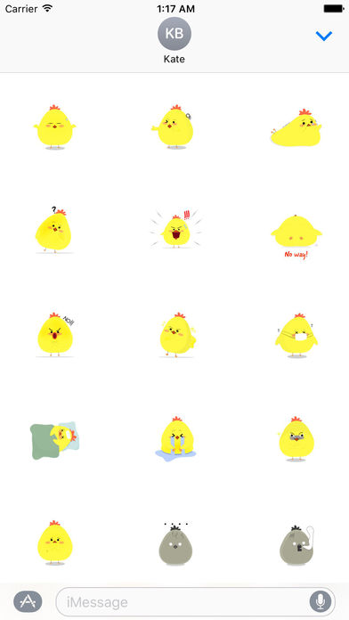 Cute Chicken - ChickenMoji Stickers screenshot 2