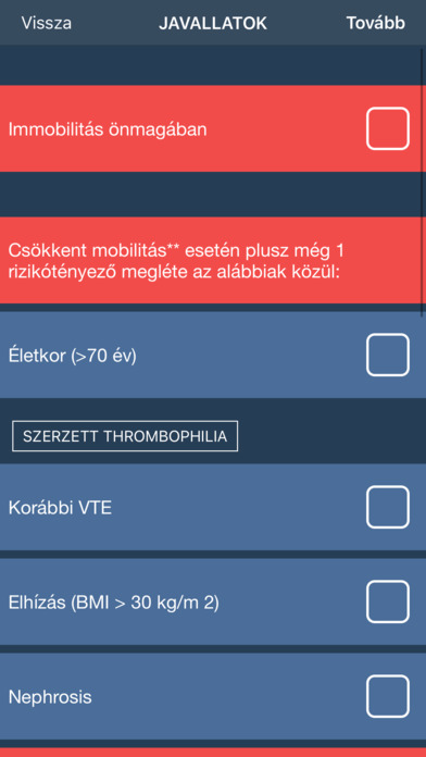 Sanofi - Kockázati kérdőív screenshot 2