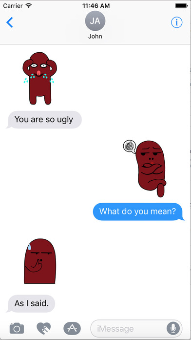 Zombie Sausage Sticker - Dirty Emoji GIF screenshot 4
