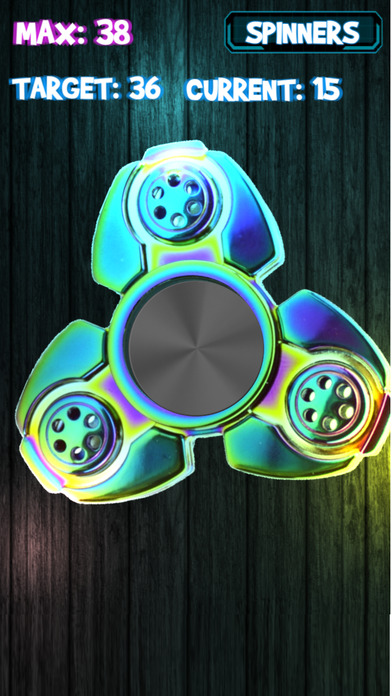Neon Fidget Spinners (Simulator) screenshot 4