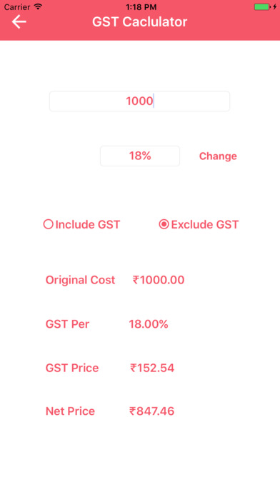 India GST Calculator And Guide screenshot 3