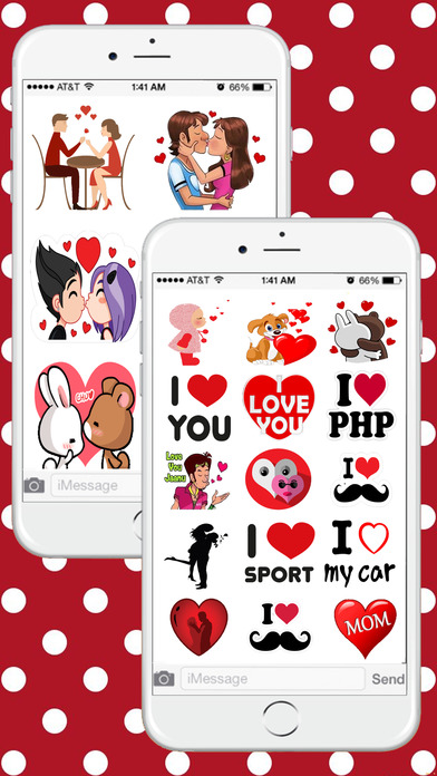 Love Valentine's Stickers Pack screenshot 2