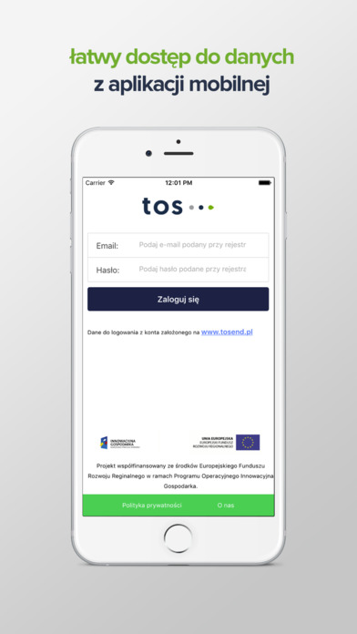 tos app - program do przesyłania faktur screenshot 3