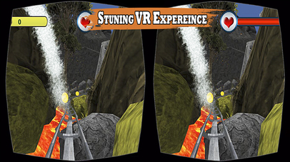 VR roller coaster ride: temple mountain run screenshot 2