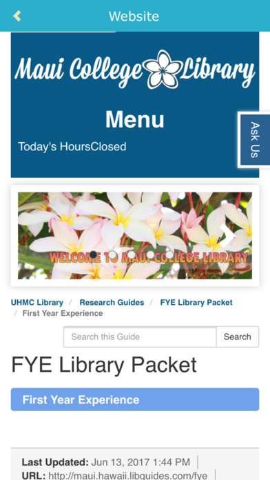 UHMC Library screenshot 4