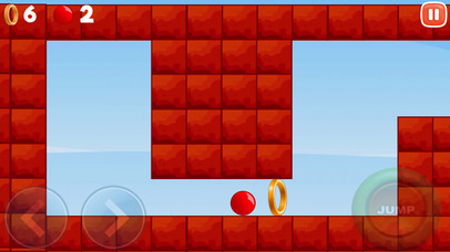 红色弹球 - 好玩的游戏 screenshot 3