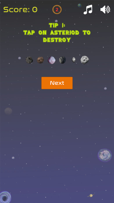 Space Rush - Asteroid Hero screenshot 2