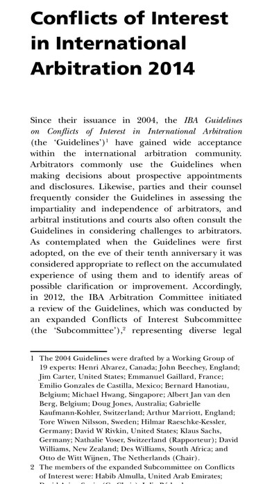 IBA Arbitration Handbook screenshot 2