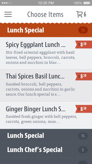 Thai Spices Mesa screenshot 3