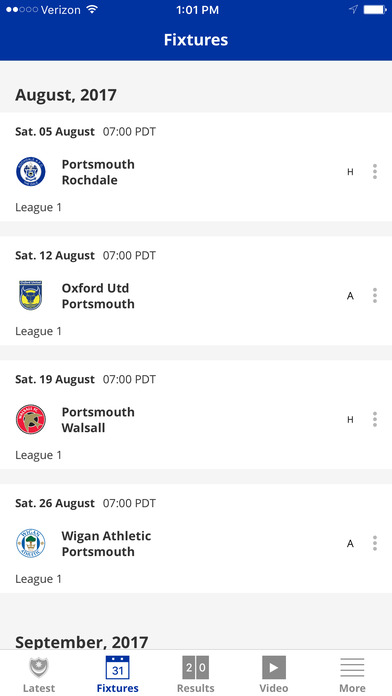 Portsmouth Official App screenshot 2