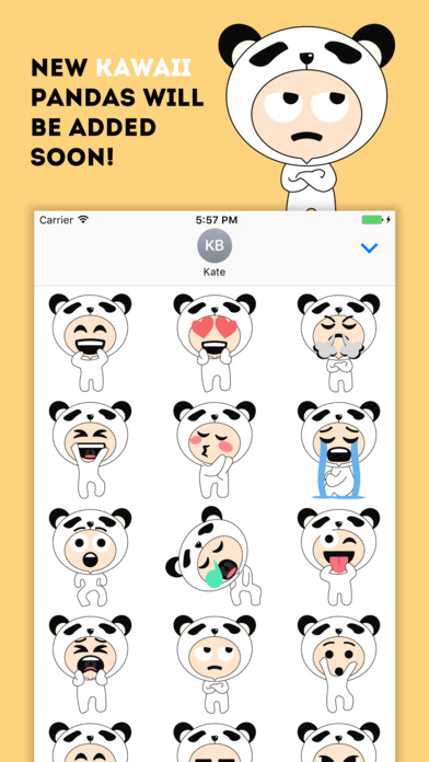 Kawaii Panda Person screenshot 2