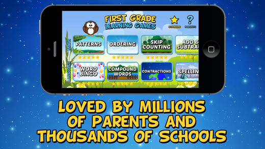 1st grade learning games free