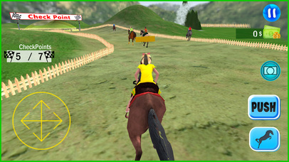 Mountain Horse Rider Race screenshot 3