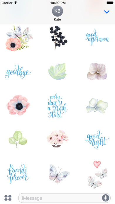 Watercolor Vintage Flowers Nature Birds and Wishes screenshot 3
