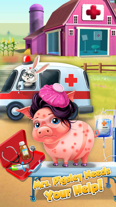Farm Animals Hospital Doctor 3 - No Ads screenshot 3