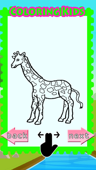 Zoo Animal Coloring Book Games Education screenshot 2
