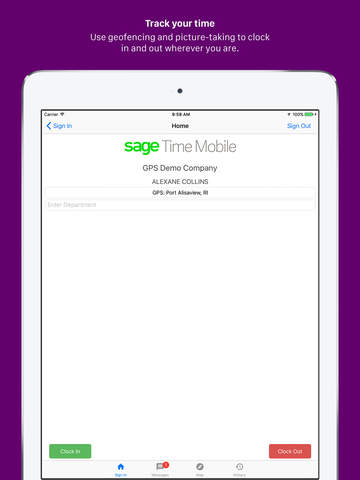 Sage Time Mobile screenshot 2