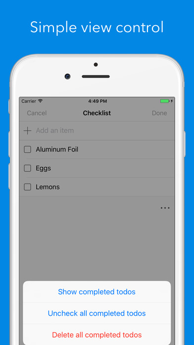 Checklist - Elegant & Simple screenshot 2