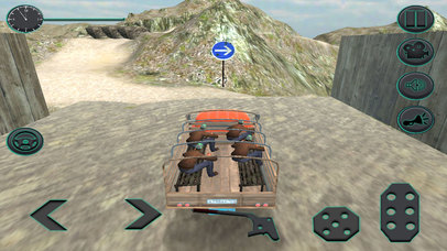 Off Road Cargo Truck: Hill Driving Simulator 2017 screenshot 2