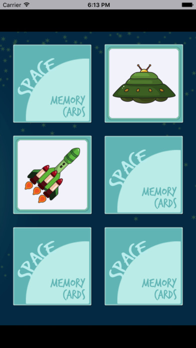 太空记忆卡牌 - 好玩的考验记忆力的游戏 screenshot 3