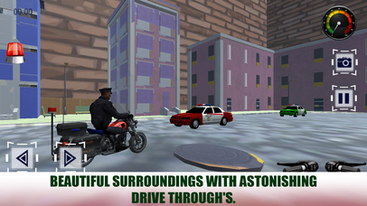 Police Bike Parking Emergency Driving Simulator screenshot 3