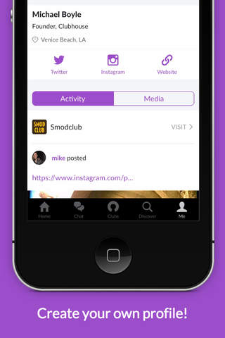 Clubhouse — fanclub platform screenshot 3