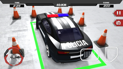 Police Car Parking Simulator: Driving School Game screenshot 3