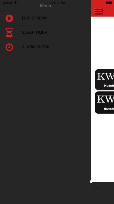 KWBW Radio,  Hutchinson, KS screenshot 2
