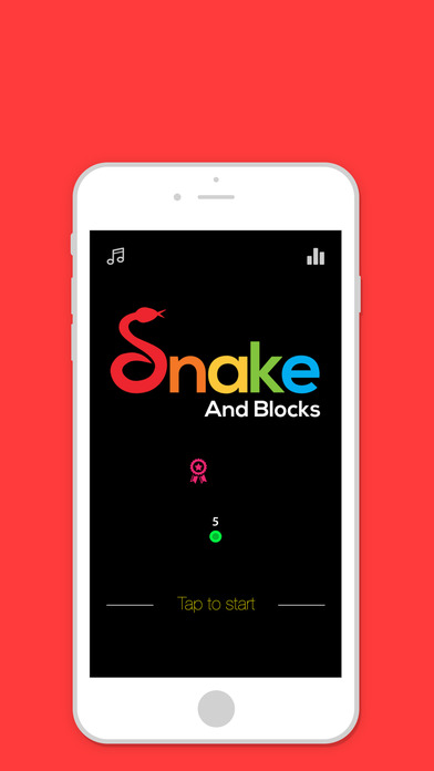 Snake and Blocks Fun screenshot 2