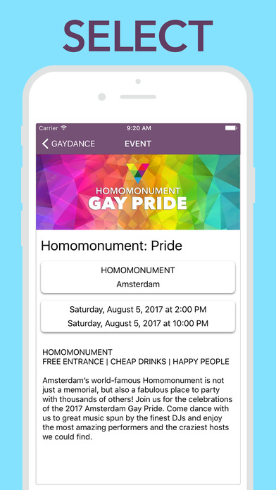 GAYDANCE - Your LGBT party guide for Netherlands screenshot 2
