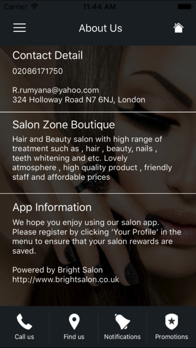 Salon Zone Boutique screenshot 2