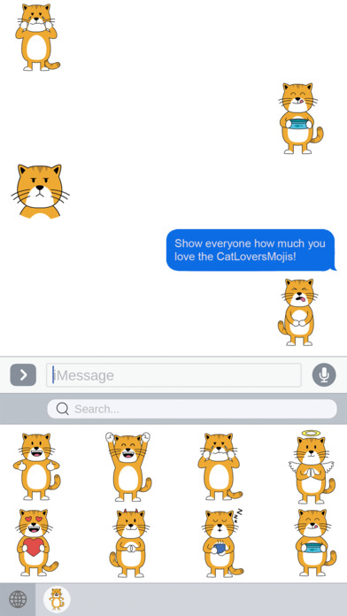 Cat Lovers Emojis and Stickers screenshot 2