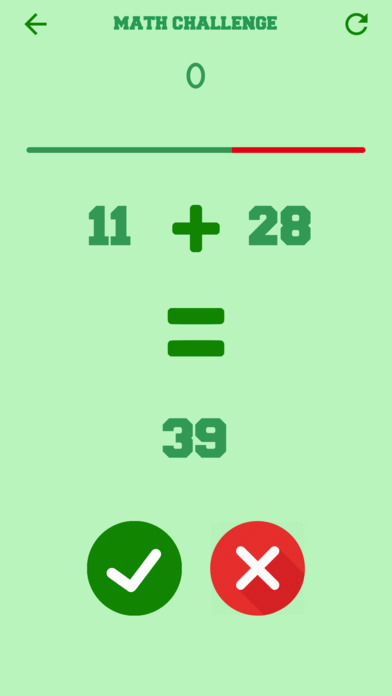 Math Challenge Mini Game screenshot 2