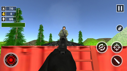 Army Train Gun Shooting screenshot 2