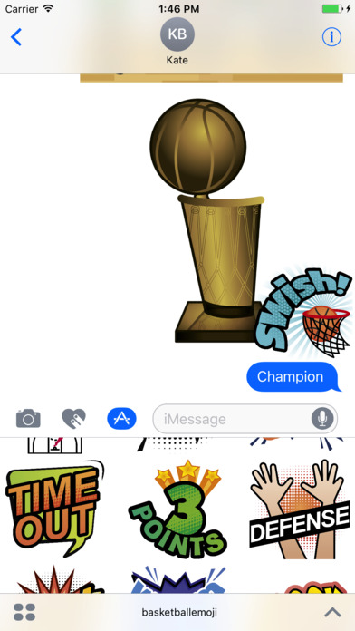 Basketball Emoji screenshot 2