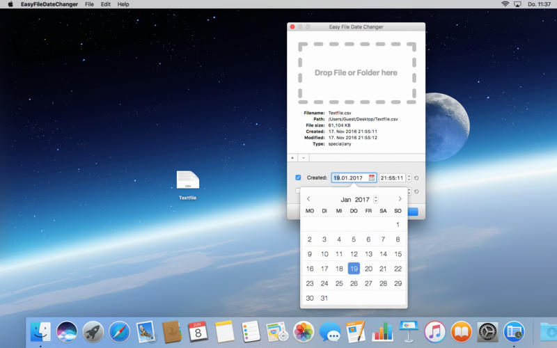 Easy File Date Changer for Mac 1.0.2 破解版 - 文件修改管理软件