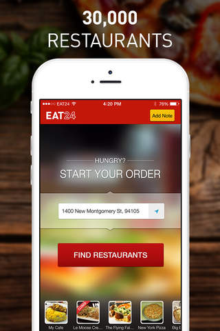 Eat24 Food Delivery screenshot 2