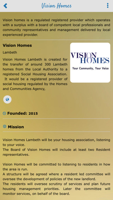 Vision Homes Lambeth screenshot 2