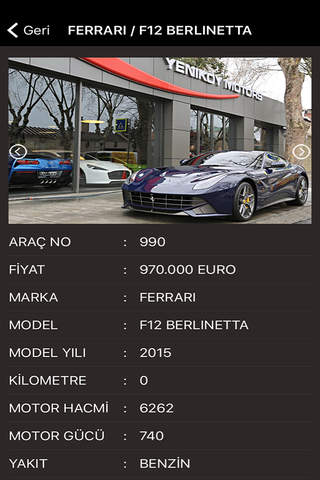 Yeniköy Motors screenshot 2