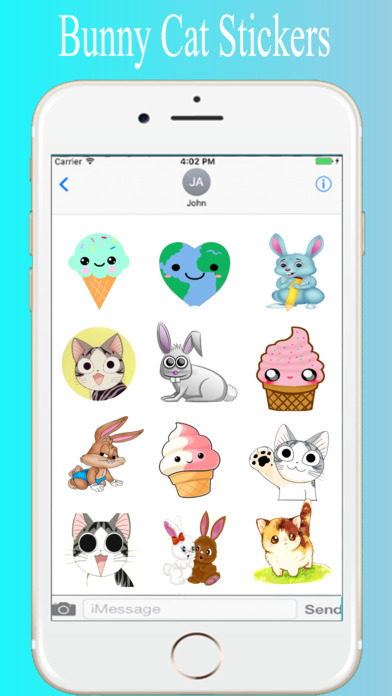 Bunny Stickers-Stickers screenshot 2