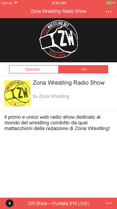 Zona Wrestling Radio Show screenshot 2