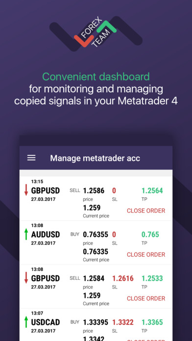 Trading signals android