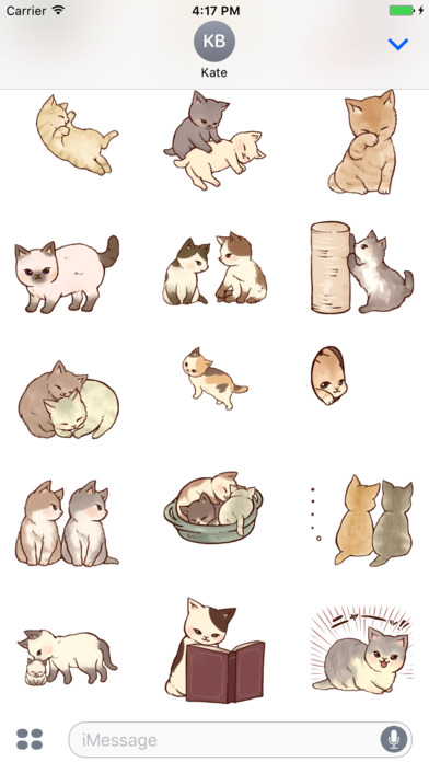 Cat Kitty Animated Stickers screenshot 3
