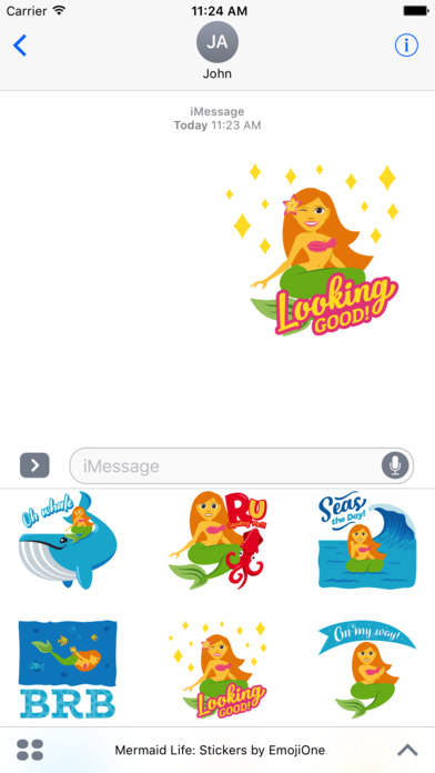 Mermaid Life: Stickers by EmojiOne screenshot 2