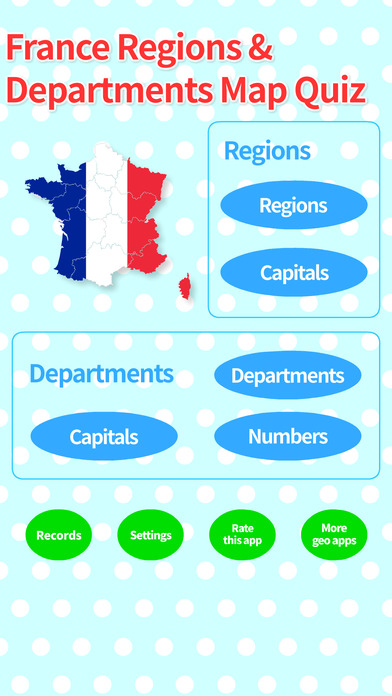 France Regions & Departments Map Quiz screenshot 4
