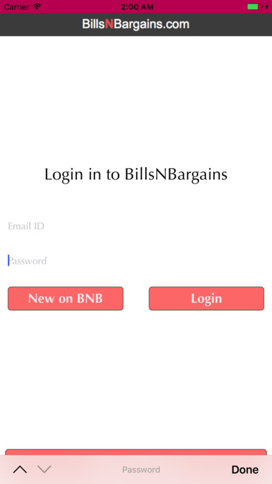 BillsNBargains screenshot 2