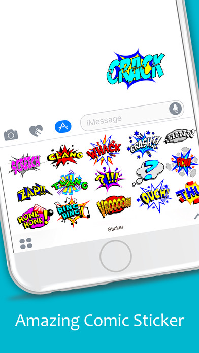 Comic Emoji Stickers Pack screenshot 3
